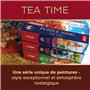 Trefl Premium Plus Quality - Puzzle Tea Time : Préparation au Printemps - 1000 pièces, Série d'Images Nostalgiques Peintes, Pièc
