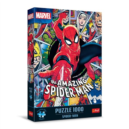 Trefl Premium Plus Quality - Puzzle Marvel : Spider-Man - 1000 pièces