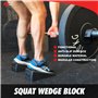 MuscleForge® Squat Wedge Block - Lot de 3 planches inclinées pour l'étirement des jambes, Slant Board pour la mobilité et l'entr