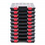 Kistenberg 10x boîte d'assortiment NORS14 Set boîte de tri boîte de tri magasin de petites pièces Avec séparateurs Avec poignée