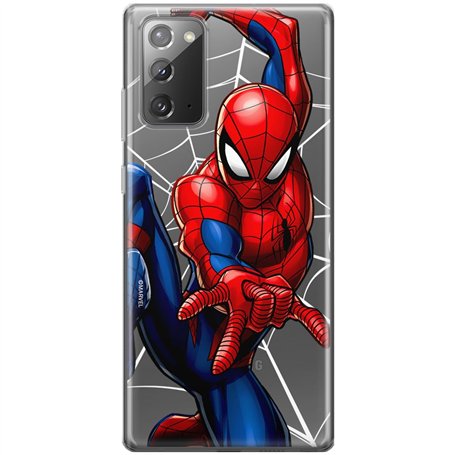 ERT GROUP Coque de téléphone Portable pour Samsung Galaxy Note 20 Original et sous Licence Officielle Marvel Motif Spider Man 03