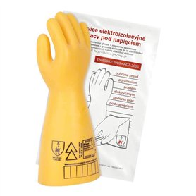 Secura RELSEC-30 Y 9 Gants électro-isolants ELSEC 30 kV Classe 3 Jaune Taille 9 Lot de 10