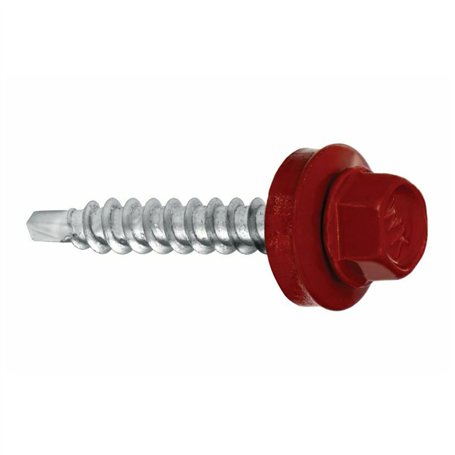 Wkret-Met RAL3011 Lot de 200 vis à tôle 4