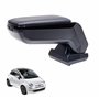 RATI ARMSTER S Accoudoir adapté pour FIAT 500 2016-2024 [noir