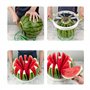 YUEMING Trancheuse de melon d'eau, trancheuse de melon,Couteau à pastèque créatif