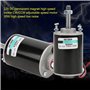 Moteur Courant Continu Aimant Permanent Couple Élevé DC Moteur Haute Vitesse 30W CW/CCW pour Générateur de Bricolage(12V 3500RPM