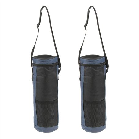2 Pièces Porte-Bouteille Isotherme en Tissu Oxford - Sac de Transport pour Bouteille d'Eau avec Fonction Rafraîchissante
