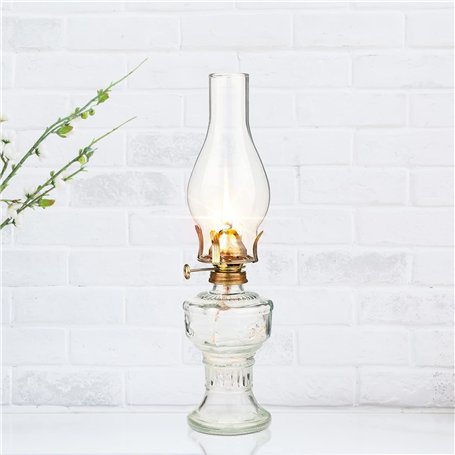 32 cm Verre kérosène Lampe Lampe à Huile Verre Classique rétro décoration de la Maison Lampe de Mariage Vacances décoration Lamp