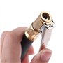 BIlinli Pneu de voiture Tuyau de gonflage d'air 1/4 "Tube de caoutchouc fileté mâle automatique Auto-verrouillage Mandrin Jauge 