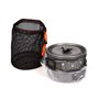 JZK Kit de Cuisine de Camping, 3 pcs Cuisinières de Camping Set Camping en Aluminium Kit de Casseroles Camping (Marmite, Poêle à