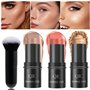3 PCS Kit De Maquillage En Bâton De Contour