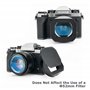 JJC Pare-soleil carré en métal avec capuchon pour objectif FUJIFILM XF 35 mm f/1.4 R – Filtre de 52 mm compatible avec objectif 