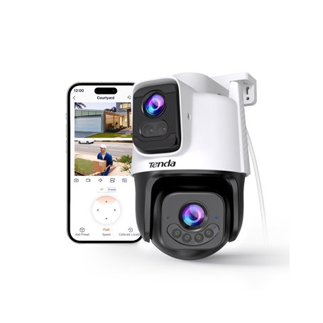 Tenda Caméra Extérieure WiFi 3MP+3MP