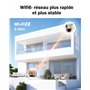 Tenda Caméra Extérieure WiFi 3MP+3MP, Double Objectif, 360° PTZ, Audio Bidirectionnel, Couleur Vision Nocturne 30m, Détection Pe