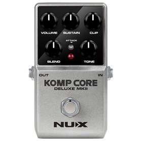 NUX | Komp Core Deluxe MKII Pédale de compression pour guitare analogique avec commandes Sustain