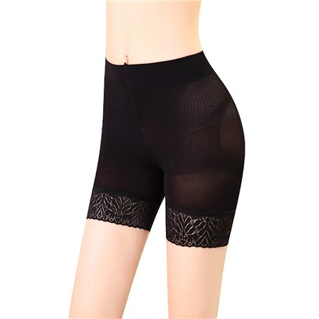 Femme Shorts Culottes de Sécurité sans Couture Panty Invisible Elastique Shorty Sculptant sous Robe Slip Boxer Dentelle Haute Ta