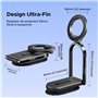 UGREEN Support Téléphone Voiture Magnétique pour MagSafe Porte Portable Voiture Aimanté Adhésif Tableau de Bord Compatible avec 