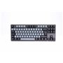 DURGOD Taurus K320 TKL Clavier Mécanique Gaming 88 Touches Double Shot PBT USB Type C ISO UK Gris sidéral Cherry MX Marron