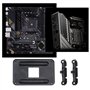 The Lord of the Tools Support AM4 Durable Plaque Arrière Compatible pour AMD B350 X370 A320 X470 Support de Dissipateur de Chale