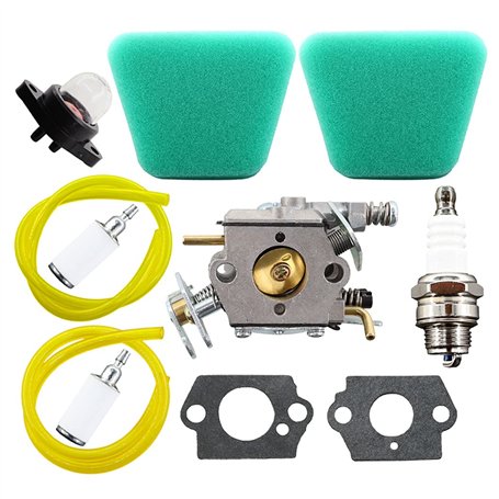 MCHNIC Carburateur avec Pompe D'amorcage Compatible pour McCulloch 333 335 338 435 436 440 Poulan 2050 2055 2115 2175 2250 2275