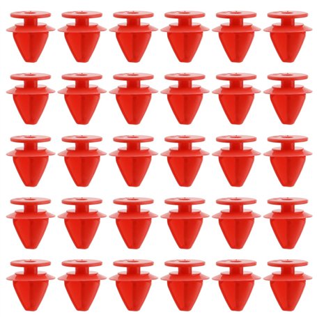 Create idea 30pcs Évasements de Passage de Roue Arrière et Clips de Garniture de Moulure 6000626342 6000628195 Clips de Fixation