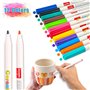12 Couleurs Marqueur Peinture Acrylique Pour Porcelaine