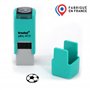 Tampon ballon football | Cachet encreur fidélité foot | 11mm | Stamp ink soccer | Ballon rond