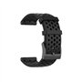 Bracelet pour Suunto 7/9 / 9Baro / D5 / Spartan/Fossil Nate/Q Silicone Noir