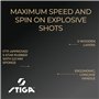 STIGA Flexure V2 Raquette de Ping-Pong, Raquette de Tennis de Table 5 étoiles, Revêtements STAR5 approuvés par l'ITTF, Prise Erg