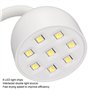 Lampe UV Sèche Ongles, 24 W à séchage rapide lampe uv ongles gel avec 8 puces lumineuses, lampe à ongles réglable à 360 °, sèche