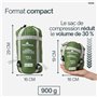 Trinordic Sac de Couchage Léger – 900g, Extra Long avec Fermeture Éclair Anti-Blocage – Sac de Couchage Adulte d'Été, Compact et
