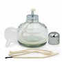 Behler Instruments - Alcohol Brûleur Lampe en verre avec système de sécurité anti-déversement. Comprend une mèche