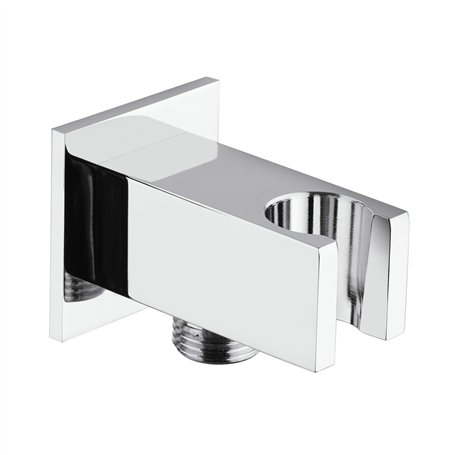 Support encastré carré pour douchette