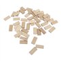 Tenon Domino 50 Pièces, 6 X 40 Mm, Tenons Amples en Bois de Hêtre pour Systèmes de Menuiserie à Tenons Lâches, épissage de Meubl