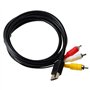 CHILDMORY 6ft câble de 1.8m 3RCA Audio Vidéo AV pour console de jeux Dreamcast DC