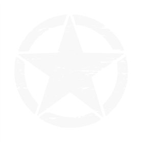 YO-HAPPY 50 cm Gros Autocollants sur Les Voitures armée étoile en détresse décalcomanie pour Jeep Autocollant Grand Vinyle Milit