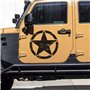 YO-HAPPY 50 cm Gros Autocollants sur Les Voitures armée étoile en détresse décalcomanie pour Jeep Autocollant Grand Vinyle Milit
