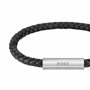 BOSS Jewelry Bracelet pour Homme Collection BRAIDED LEATHER Noir - 1580152