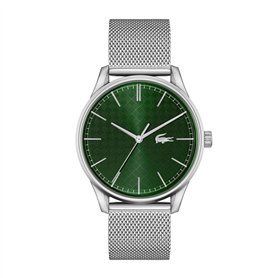 Lacoste Montre Analogique à Quartz pour Homme Collection Vienna avec Bracelet Milanais en Acier Inoxydable Argenté - 2011189 Lacoste Montre Analogique à Quartz pour Homme Collection Vienna avec Bracelet Milanais en Acier Inoxydable Argenté - 2011189