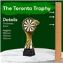 Trophy Monster Trophée de Fléchettes Classique Taille 190mm | pour Clubs, Pubs et ligues | Fabriqué à partir de 6 mm d'épaisseur