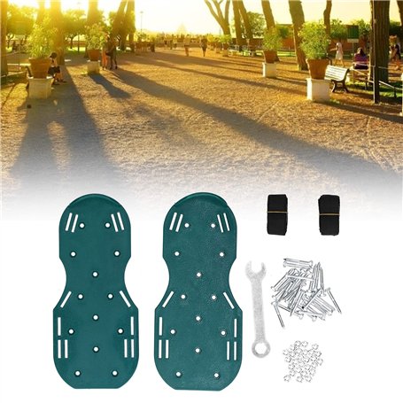 Sandales avec aérateur de gazon