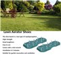 clouée pour gazon efficace universel largement applicable en copolypropylène vert pour cortile