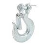 Crochet de Levage pivotant, Crochet Coulissant à Chape antirouille 1/4 po G70 en Acier forgé de qualité Robuste pour remorque po