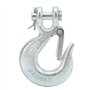 Crochet de Levage pivotant, Crochet Coulissant à Chape antirouille 1/4 po G70 en Acier forgé de qualité Robuste pour remorque po