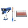 Kit de Pierre à Aiguiser pour Aiguiseur de Couteaux, Angle Fixe Professionnel, Grande Force de Serrage, Poignée de Roulement, Sy
