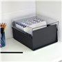 Base en Métal Robuste (Index AZ et un Séparateur Plastique Inclus) (Base Noire av