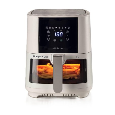 Ariete Friteuse électrique à air 4626/03-6LT Blanc - Panier transparent