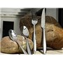Prima Collection Elba Lot de 24 couverts en acier inoxydable 18/10 pour 6 personnes comprenant 6 cuillères de table, 6 fourchett