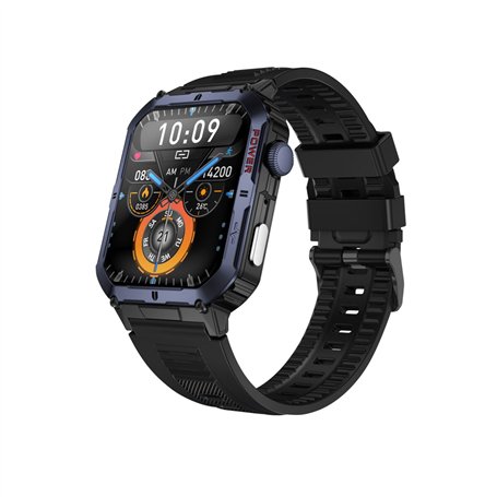 Montre intelligente Trevi T-FIT 500 S Bleu Noir 2
