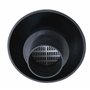 FIRST PLAST CDVM40A-Y CDVM40A Chapeau de Ventilation Tête Esalateur avec Filet Ardoise Diamètre intérieur 40 mm